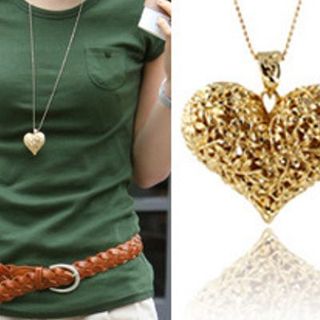 Dây chuyền nữ thời trang hàn quốc mới thiết kế mặt trái tim xinh xắn