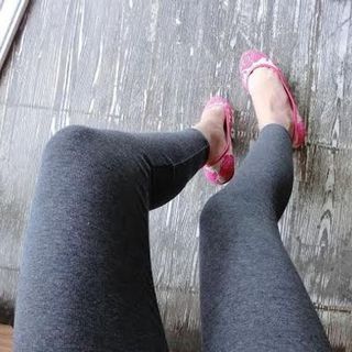 Legging thun trơn 1 túi nhỏ