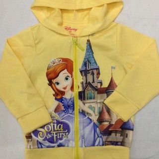 Q556 áo khoác bé gái sofia 1-8t thun thường ko phải thun da cá không phải nỉ nên khoác nhẹ được mặc ở sài gòn được