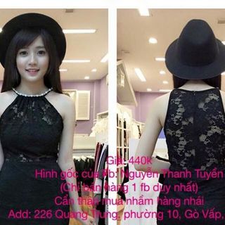 Đầm body ren phối chuỗi