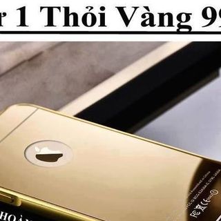 Ốp viền nhôm điện thoại iphone 6/6 mạ vàng tráng gương đẳng cấp