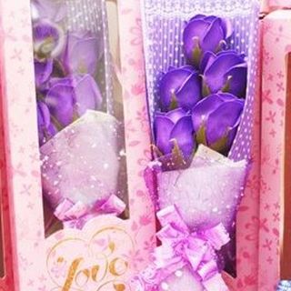 Hoa hồng sáp 5 bông
