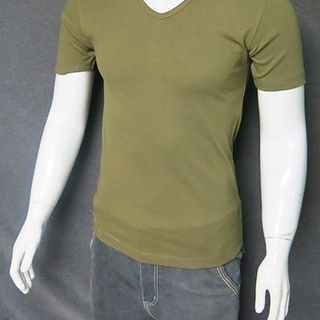 chuyên sỉ - lẻ áo thun nam tay ngắn cổ tròn cổ tim nữ facioshop