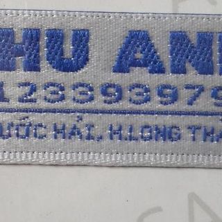 Nhãn mác quần áo - nhãn dệt thu anh giá sỉ