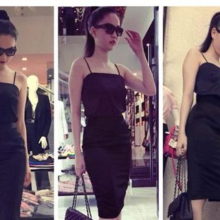 Bộ áo dây chân váy bút chì ngọc trinh 3233