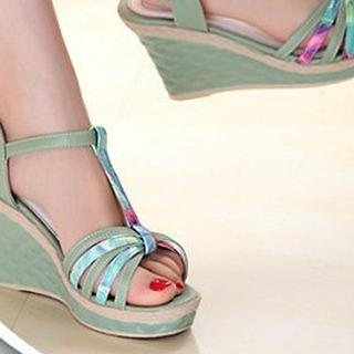 Giày đế xuồng nữ xanh chuối thời trang dx7
