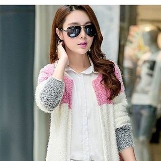 Áo khoác len phối 3 màu al0217