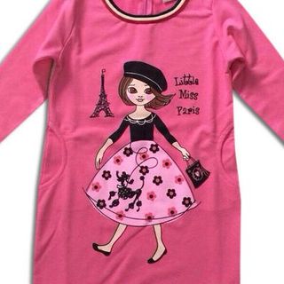 A17556 - đầm da cá dài tay cô gáiri 8size 1-8