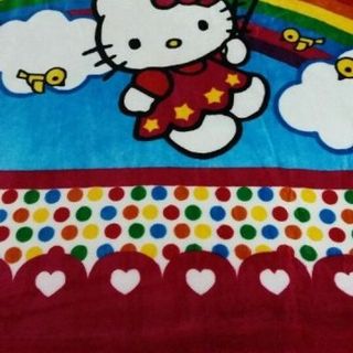 Chăn lông cừu hello kitty cho bé