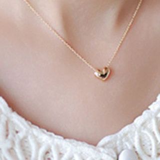 Dây chuyền nữ thời trang mặt hình trái tim xinh xắn mẫu nữ tính - dc42
