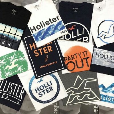 Hollister. Abercrombie.  Adidas