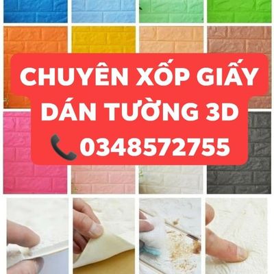 CHUYÊN XỐP GIẤY DÁN TƯỜNG 3D