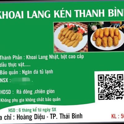 khoai lang kén ,ngô chiên thanh bình