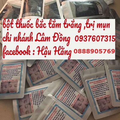 thuốc bắc tắm trắng ,trị mụn