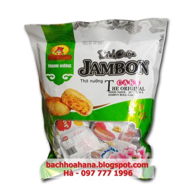 Bánh cuộn jambon thịt nướng Thanh Hương