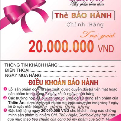 Công Ty TNHH Mỹ Phẩm Thiên Ân