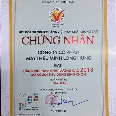 Công Ty Cổ Phần May Thêu Minh Long Hưng