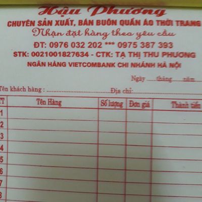 XƯỞNG MAY HẬU PHƯƠNG
