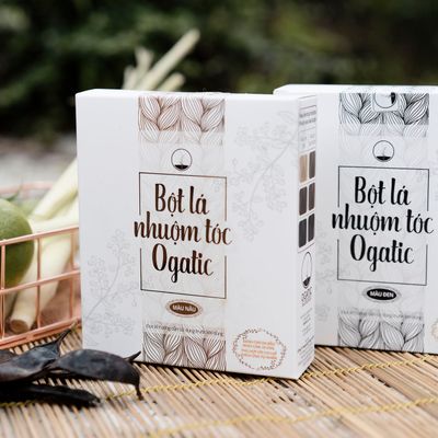 Bột lá nhuộm tóc Ogatic