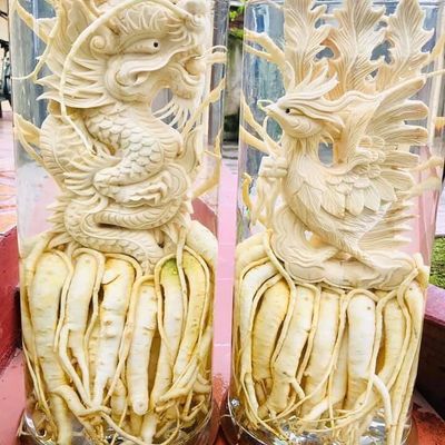 Đinh lăng điêu khắc