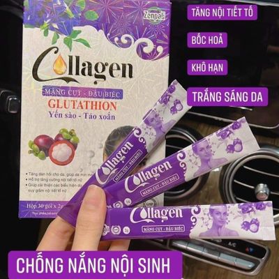 Collagen Măng cụt - Đậu biếc