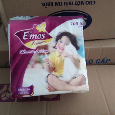 Khăn giấy vuông emoss 
