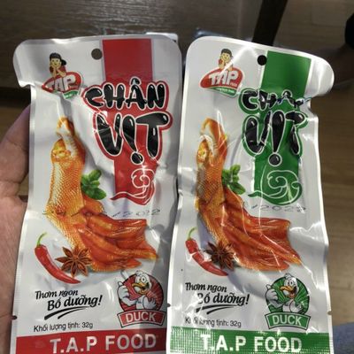 Chân gà - vịt tẩm gia vị hàng Việt Nam chuẩn công ty, chuyên đổ siêu thị