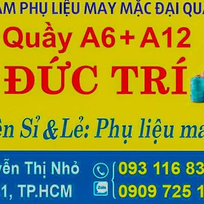 Shop phụ liệu may Đức Trí