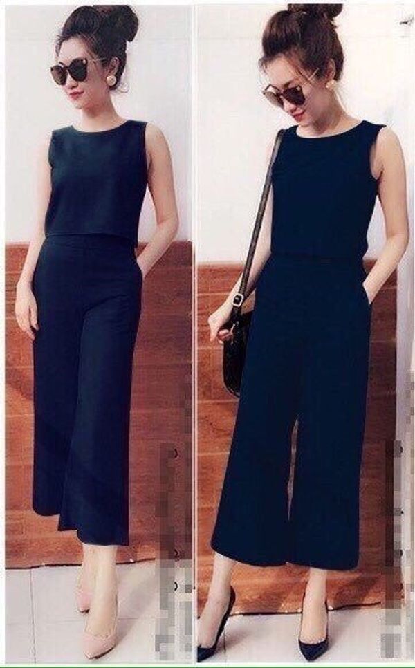 Set váy tiểu thư Bộ áo croptop nhún tay ngắn kèm quần giả váy dáng xòe  chất xốp nhún Siêu phẩm set áo cột lưng mix quần short họa tiết hoa nhí 