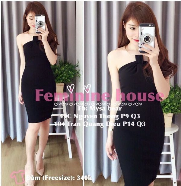 Váy đen body cúp ngực DZUNGBIEZ – Hizu Dress Up