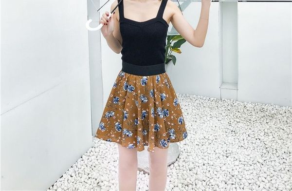 Cám Store | Chân váy jean dài Quảng Châu cao cấp in túi B HS |