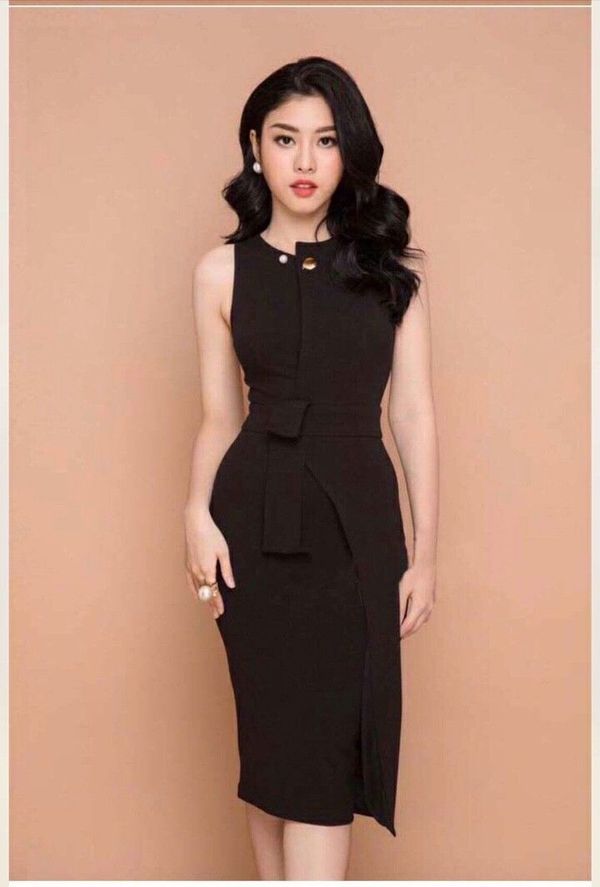 Mới) Mã G1560 Giá 750K: Váy Đầm Liền Thân Nữ Chdc Dáng Ôm Body Gợi Cảm Sexy  Hàng Mùa Xuân Thu Đông Phong Cách Hàn Quốc Thời Trang Nữ Chất Liệu G02