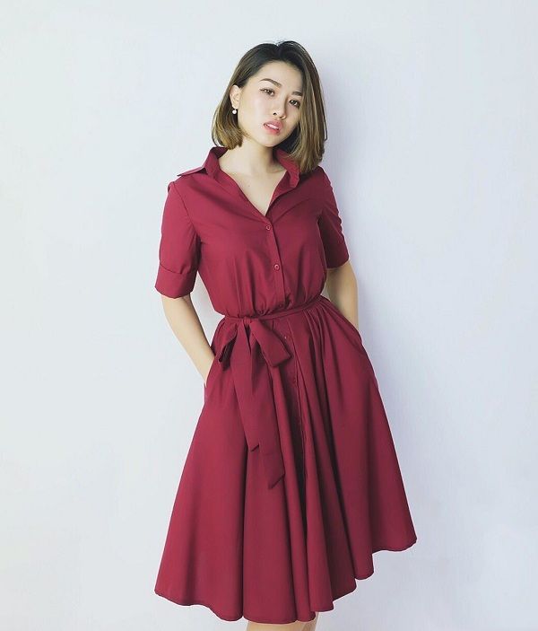 Váy Sơ Mi Dáng Dài Thắt Eo Dài Tay giá rẻ Tháng 72023BigGo Việt Nam