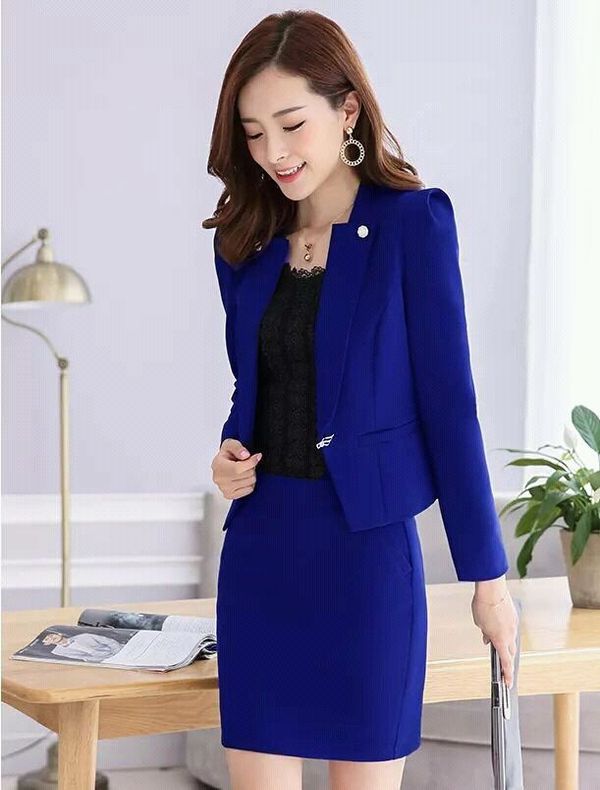 SET vest nữ phối chân váy xếp ly màu kem LUXE010