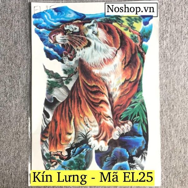 Những mẫu Hình xăm lưng hổ đẹp và bảnh bao nhất