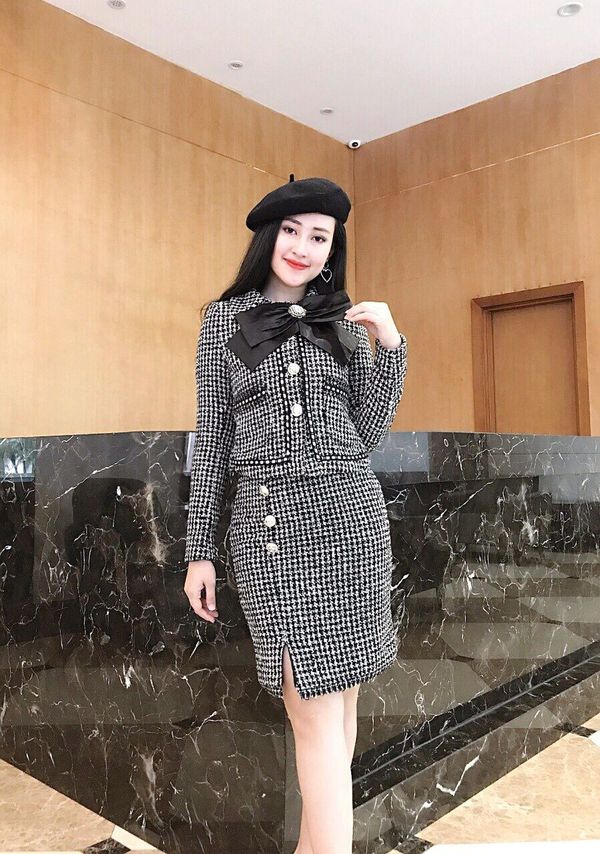 Bộ váy dạ tweed đẹp sang cao cấp 2050k http://LienFashion.vn HỆ THỐNG –  lien fashion
