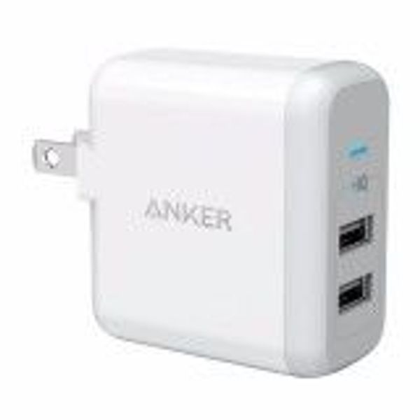 Sạc Anker 2 cổng PowerPort 24W 2-Port iPhone Charger Trắng - White Nokia  giá sỉ, giá bán buôn - Thị Trường Sỉ