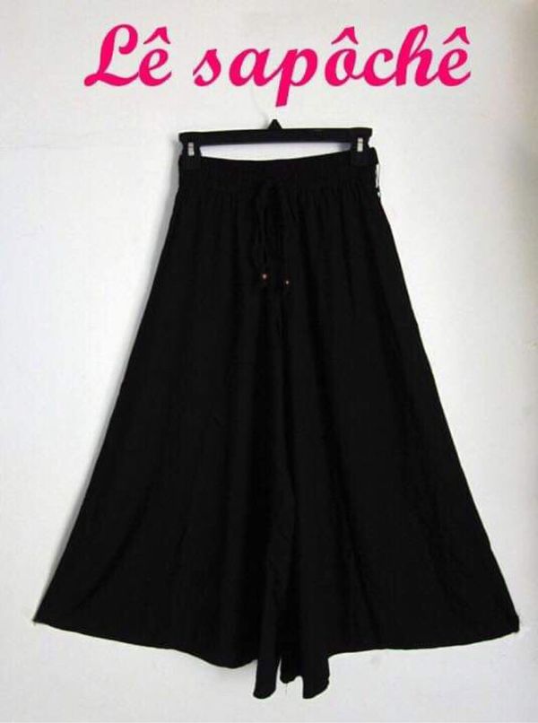 Quần bé gái: Chân váy dài xuất Nhật vải thun mềm rũ nhẹ rất đẹp size người  lớn eo từ 83cm đến 86cm