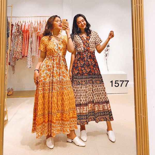 Shop online HCM COD toàn quốc on Instagram MAXI THỔ CẨM TRẮNG THÊU HOA   Một chiếc váy maxi thổ cẩm đơn giản thêu hoa xinh xắn luôn là must  have
