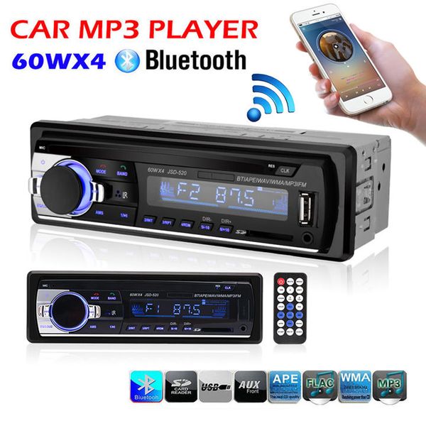 Combo Máy Nghe Nhạc MP3 Nguồn 12V Model 520BT và USB có sẵn nhạc tiếng MP3  16Gb cho ô tô giá sỉ, giá bán buôn - Thị Trường Sỉ