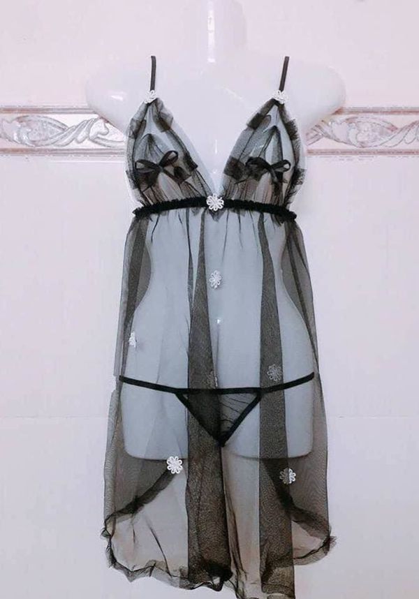 Váy ngủ ren mềm mịn trong suốt kèm quần lót kiểu DN316 - Đồ ngủ Sexy  Secrets - Eva Shop
