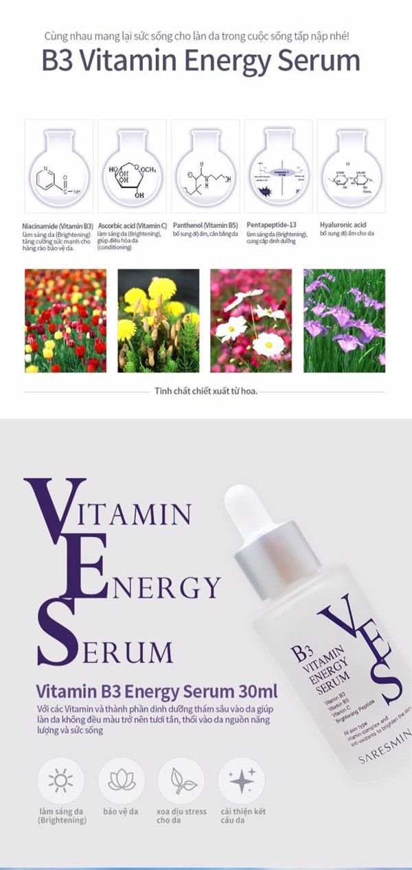 B3 Vitamin Energy Serum thích hợp cho loại da nào?
