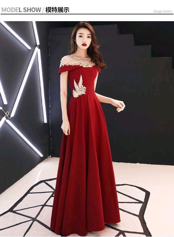 ĐẦM MAXI DẠ HỘI CỔ TIM TAY LỠ ĐUÔI CÁ ĐÍNH REN THÊU HOA SANG TRỌNG CÓ SIZE  LỚN XXXL | Shopee Việt Nam