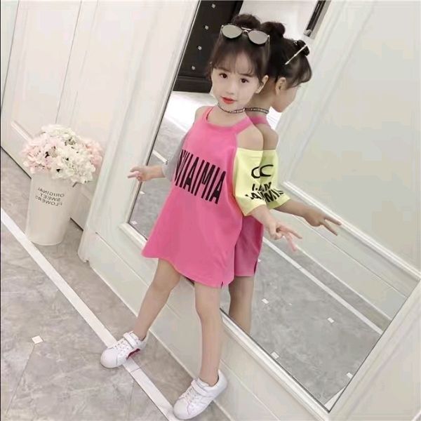 Váy bé gái suông kẻ xanh/tím Best Friend - LOVEKIDS.VN - Vietnamese  Children Clothing Brands.