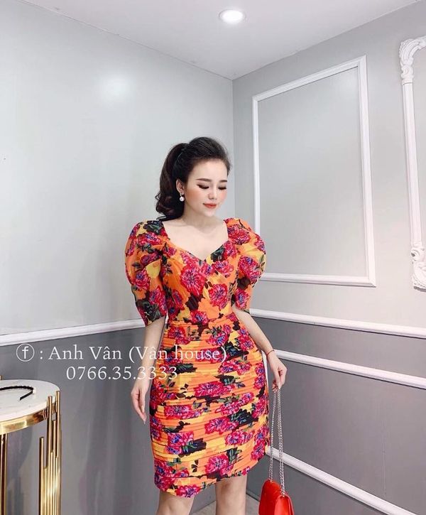 Váy body hoa 2 dây siêu xinh | Shopee Việt Nam