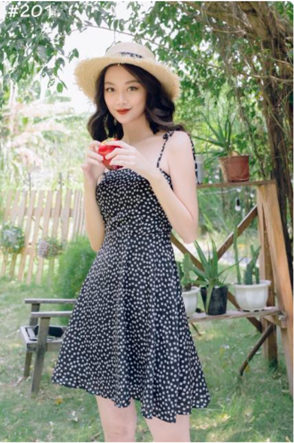 Sét váy hoa nhí nữ 2 dây phối khoác ngoài cardigan 💖Váy maxi hai dây đỏ hoa  kiểu tiểu thư Phong cách hàn quốc | Shopee Việt Nam