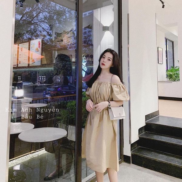 Váy Trễ Vai Xốp Hoa, Đầm Dự Tiệc Sang Chảnh Trắng Đen Tay Bồng Xinh Xắn |  Shopee Việt Nam