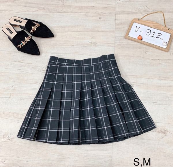 Chân váy tennis xếp ly Caro nhập khẩu loại 1 tiêu chuẩn Hàn Quốc