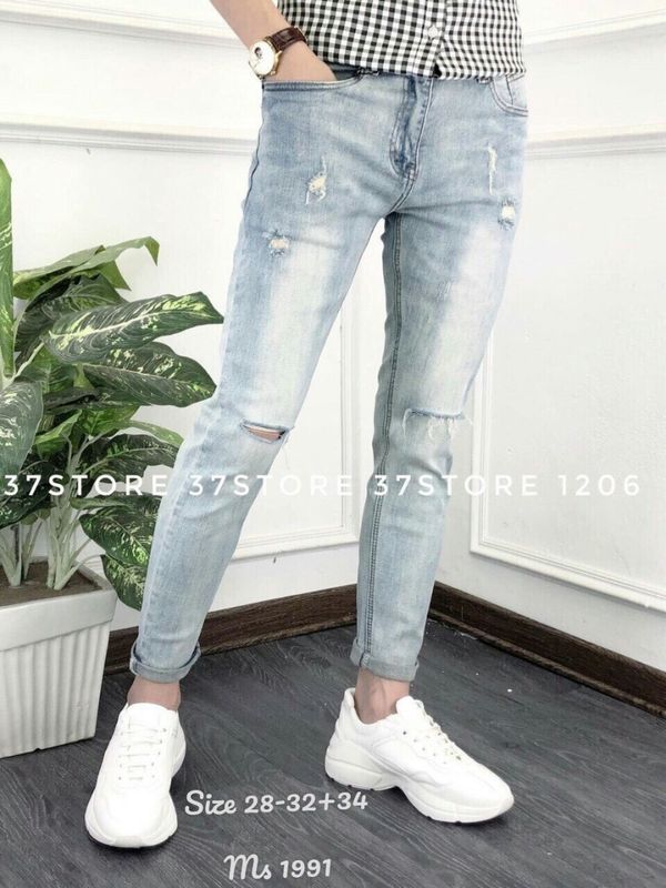 SALE quần jeans dài nam cao cấp HÀN QUỐC thời trang đẹp nhất 2020 bao đẹp y  hình hàng chất lượng VNXK. cho đổi trả - Giá Sendo khuyến mãi: 146,200đ -