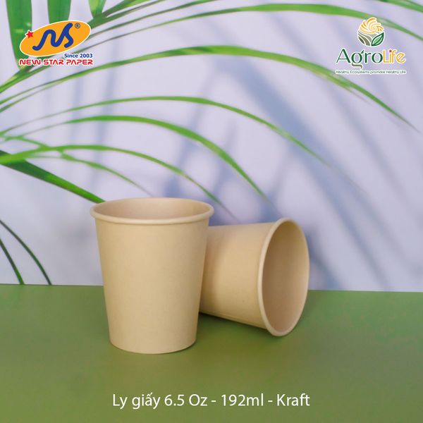 6.5oz - 192ml Plain Paper Cup - New Star Paper